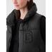 Gap Logo Geri Dönüştürülmüş Crop Puffer Şişme Yelek цвет: Чёрный
