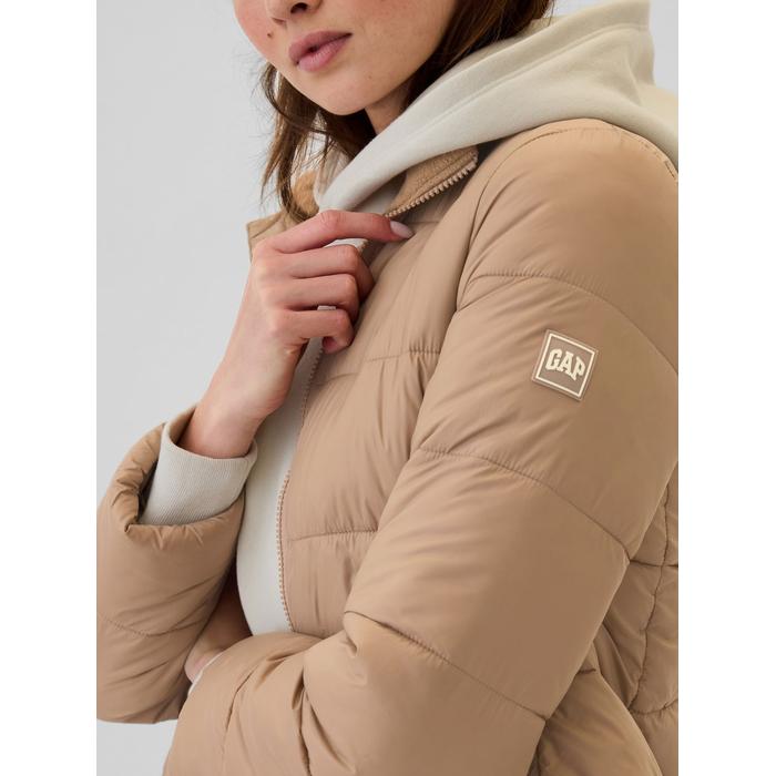 ColdControl Puffer Şişme Mont цвет: Бежевый