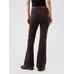 High Rise Kadife '70s Flare Jean Pantolon цвет: Коричневый