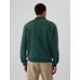Gap Logo Vintage Soft Fermuarlı Pullover Sweatshirt цвет: Зелёный