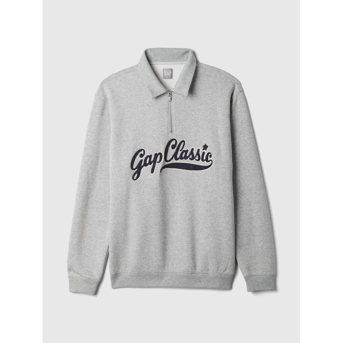 Gap Logo Vintage Soft Fermuarlı Pullover Sweatshirt
