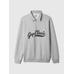 Gap Logo Vintage Soft Fermuarlı Pullover Sweatshirt