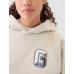 Gap Logo Vintage Soft Kapüşonlu Sweatshirt цвет: Бежевый
