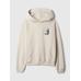 Gap Logo Vintage Soft Kapüşonlu Sweatshirt цвет: Бежевый
