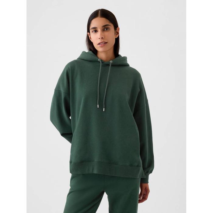 Vintage Soft Oversize Tunik Sweatshirt цвет: Зелёный