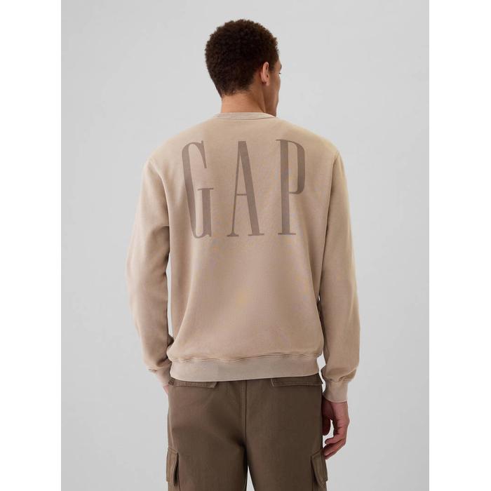 Gap Logo Sweatshirt цвет: Бежевый