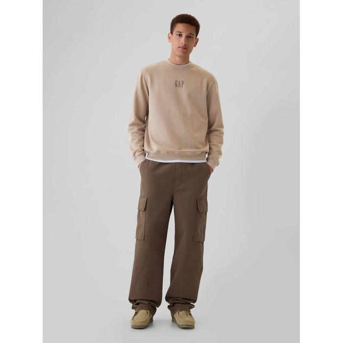 Gap Logo Sweatshirt цвет: Бежевый