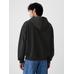 Gap Logo Heavyweight Fermuarlı Sweatshirt цвет: Чёрный