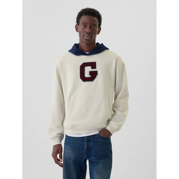 Gap Logo Colorblock Varsity Sweatshirt цвет: Белый