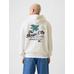 Gap Logo Miami City Grafikli Sweatshirt цвет: Белый