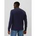 Waffle-Knit Crewneck T-Shirt цвет: Синий