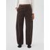 High Rise Kadife Tapered Ankle Pantolon цвет: Коричневый