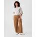 High Rise Kadife Tapered Ankle Pantolon цвет: Коричневый