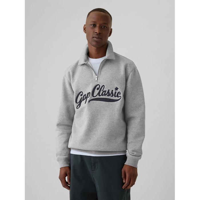 Gap Logo Vintage Soft Fermuarlı Pullover Sweatshirt