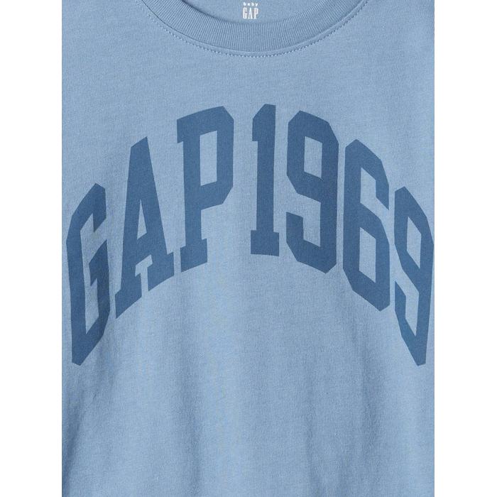 Gap 1969 Logo T-Shirt цвет: Голубой