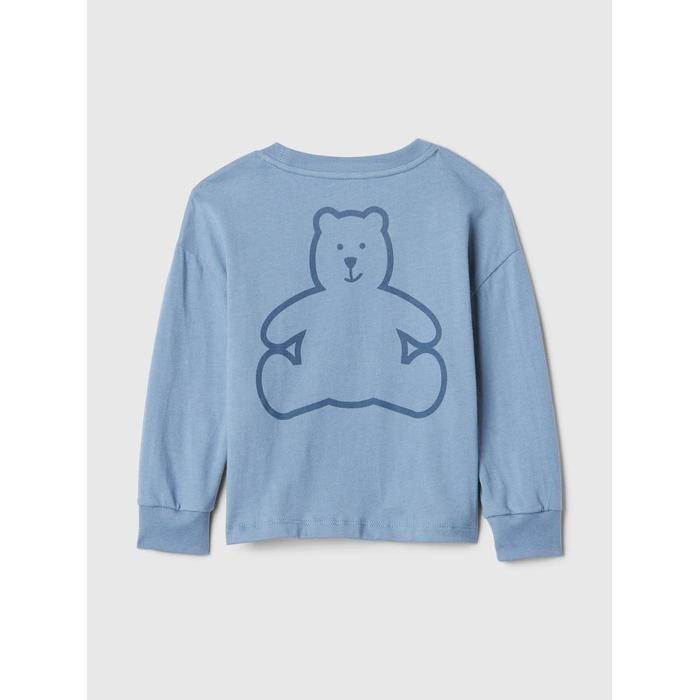 Gap 1969 Logo T-Shirt цвет: Голубой