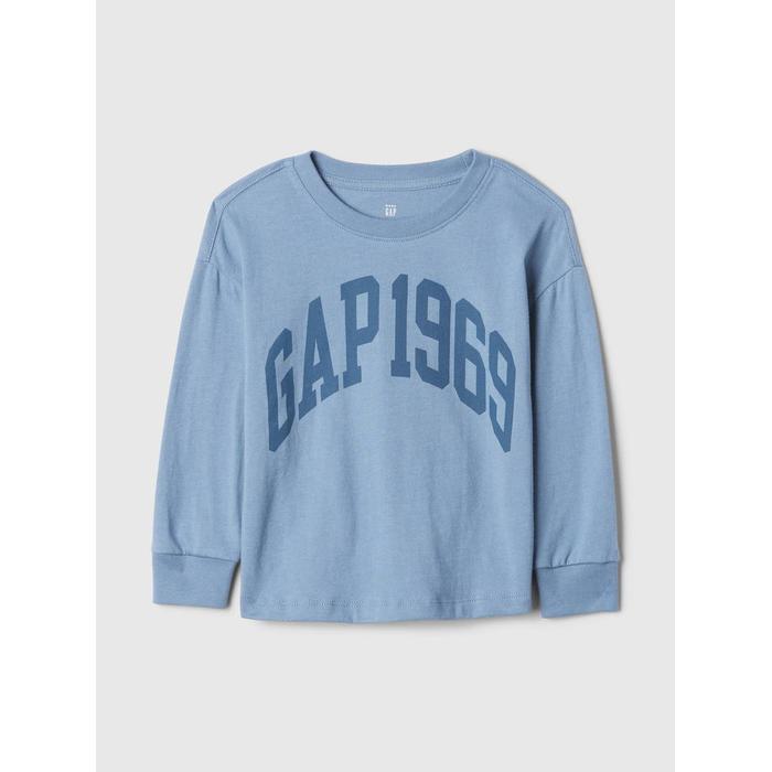 Gap 1969 Logo T-Shirt цвет: Голубой