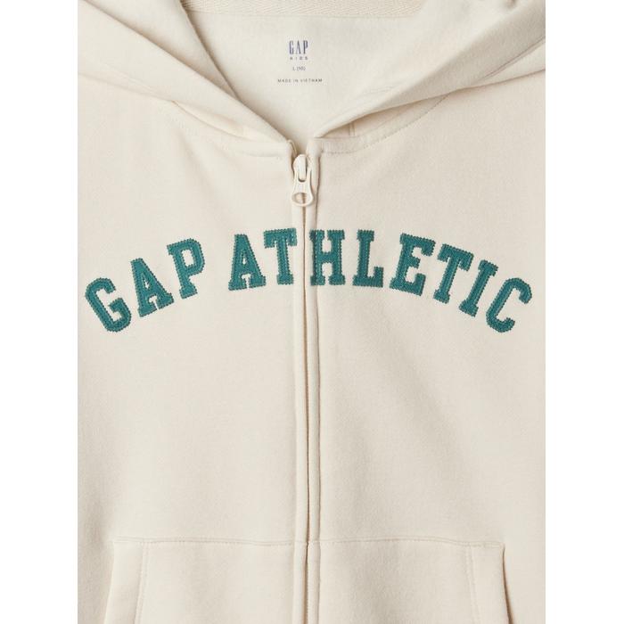 Gap Logo Vintage Soft Fermuarlı Sweatshirt цвет: Белый