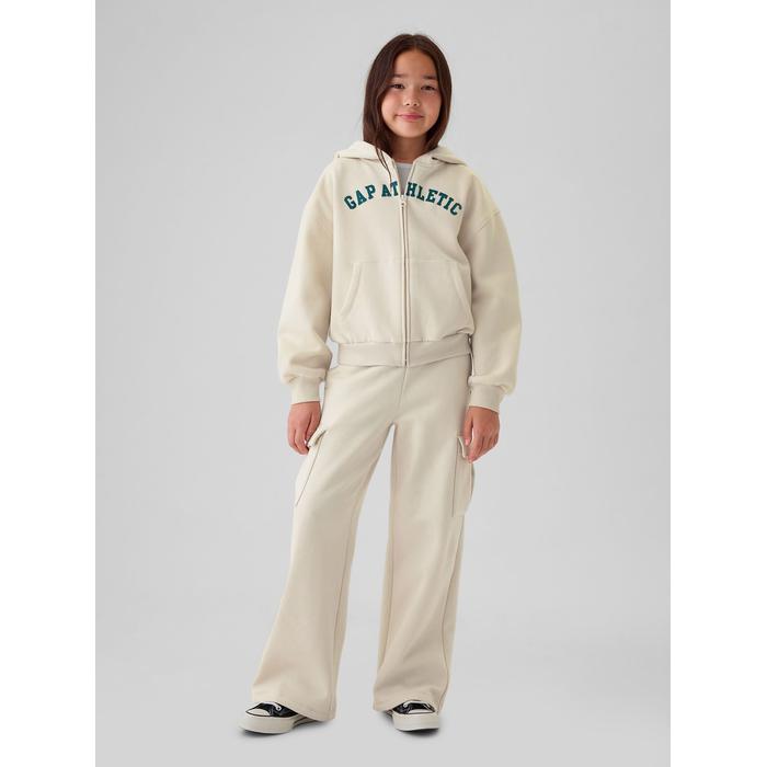 Gap Logo Vintage Soft Fermuarlı Sweatshirt цвет: Белый