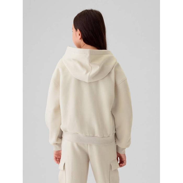 Gap Logo Vintage Soft Fermuarlı Sweatshirt цвет: Белый