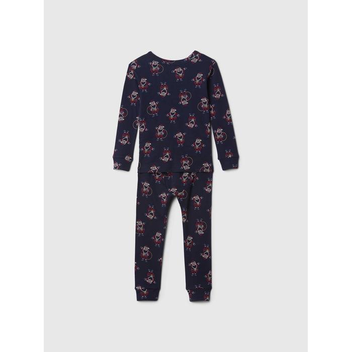 Organik Pamuk Holiday Desenli Pijama Takımı цвет: Синий