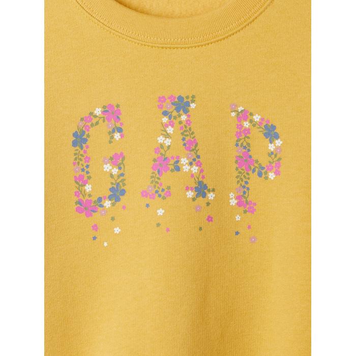Relaxed Флисовая толстовка с логотипом Gap цвет: Жёлтый