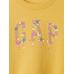 Relaxed Флисовая толстовка с логотипом Gap цвет: Жёлтый