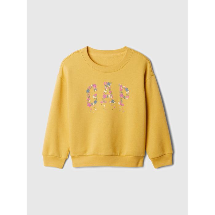 Relaxed Флисовая толстовка с логотипом Gap цвет: Жёлтый