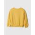 Relaxed Флисовая толстовка с логотипом Gap цвет: Жёлтый