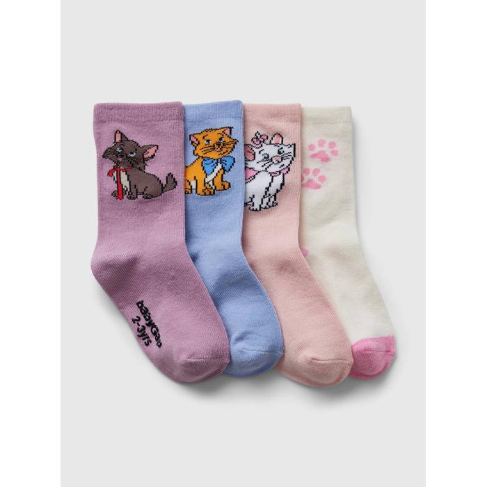 Gap × Disney Grafikli Crew 4'lü Çorap Seti цвет: Красный