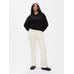 High Rise Kadife '70s Flare Jean Pantolon цвет: Белый