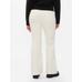 High Rise Kadife '70s Flare Jean Pantolon цвет: Белый