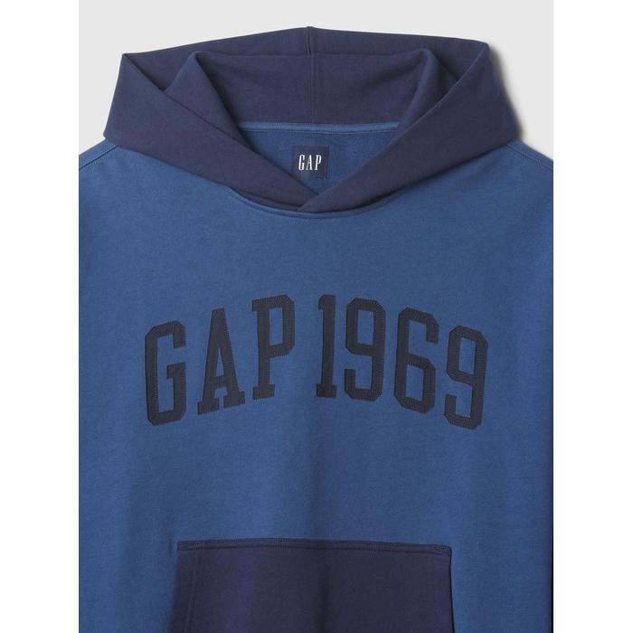 Толстовка с цветными вставками с логотипом Gap 1969 года