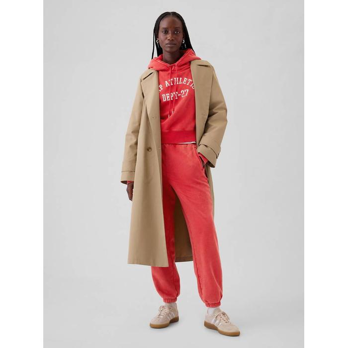 Gap Logo Vintage Soft Crop Sweatshirt цвет: Красный