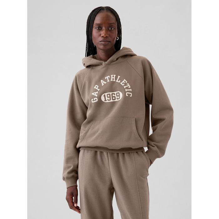 Gap Logo Vintage Soft Kapüşonlu Sweatshirt цвет: Коричневый