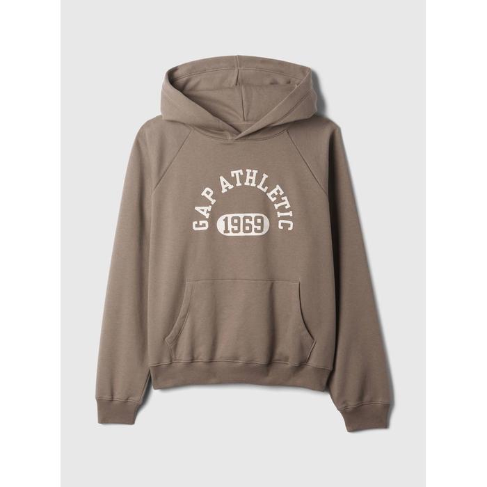 Gap Logo Vintage Soft Kapüşonlu Sweatshirt цвет: Коричневый