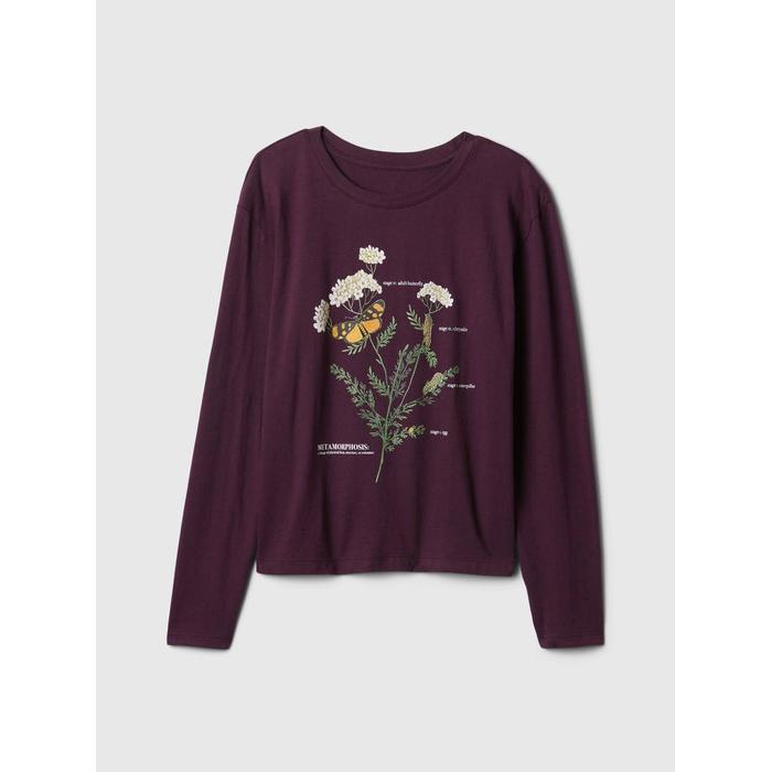 Grafikli T-Shirt цвет: Фиолетовый