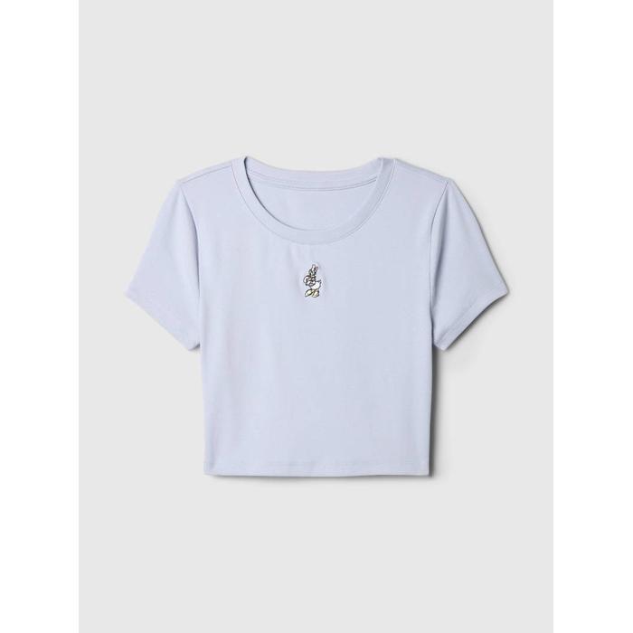 Gap × Disney Bisiklet Yaka Crop T-Shirt