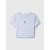 Gap × Disney Bisiklet Yaka Crop T-Shirt