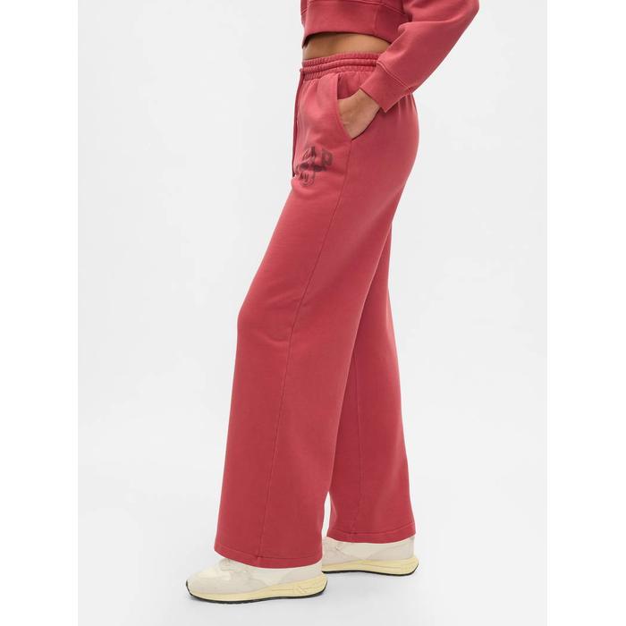 Gap × Disney Mickey Mouse Logo Wide-Leg Eşofman Altı цвет: Красный