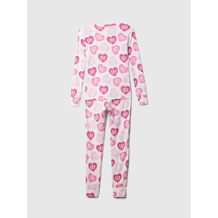 Натуральный хлопок Пижамный комплект с рисунком Gap × Barbie™ цвет: Розовый