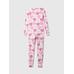 Натуральный хлопок Пижамный комплект с рисунком Gap × Barbie™ цвет: Розовый
