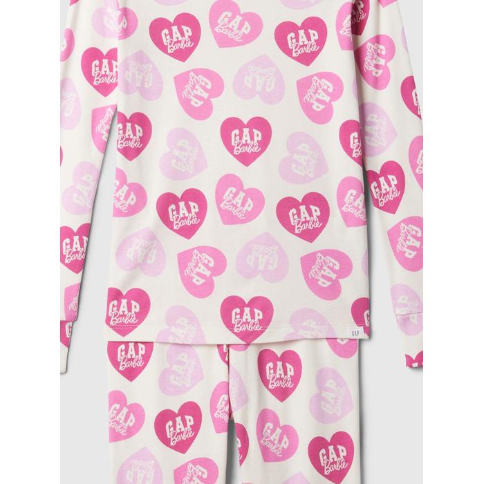 Натуральный хлопок Пижамный комплект с рисунком Gap × Barbie™ цвет: Розовый