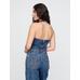 Gap × Cult Gaia Denim Crop Büstiyer цвет: Голубой