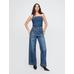 Gap × Cult Gaia Denim Crop Büstiyer цвет: Голубой