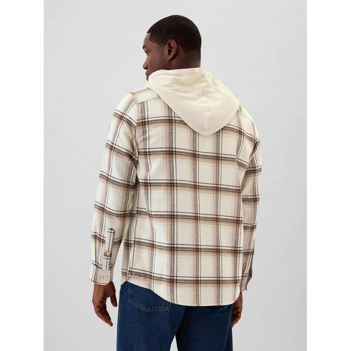 Standard Fit Flannel Desenli Gömlek цвет: Белый