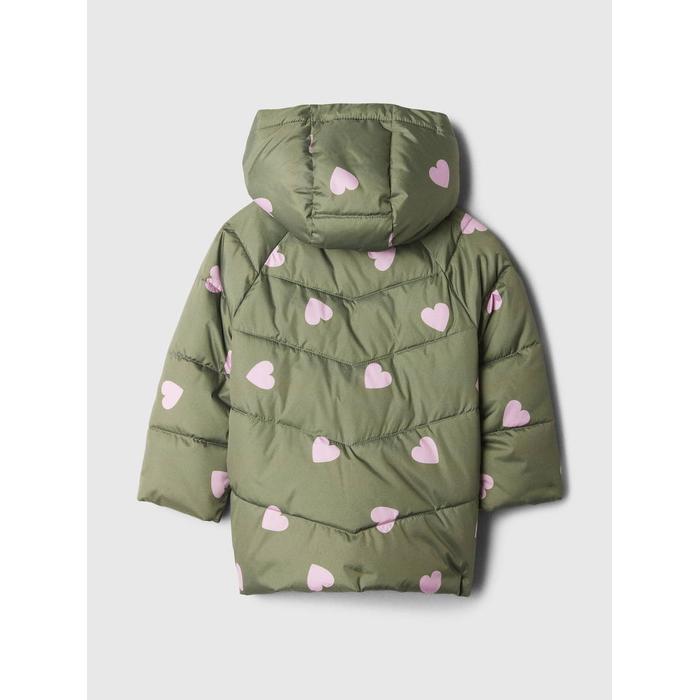 BabyGap ColdControl Max Sherpa Puffer Ceket цвет: Хаки