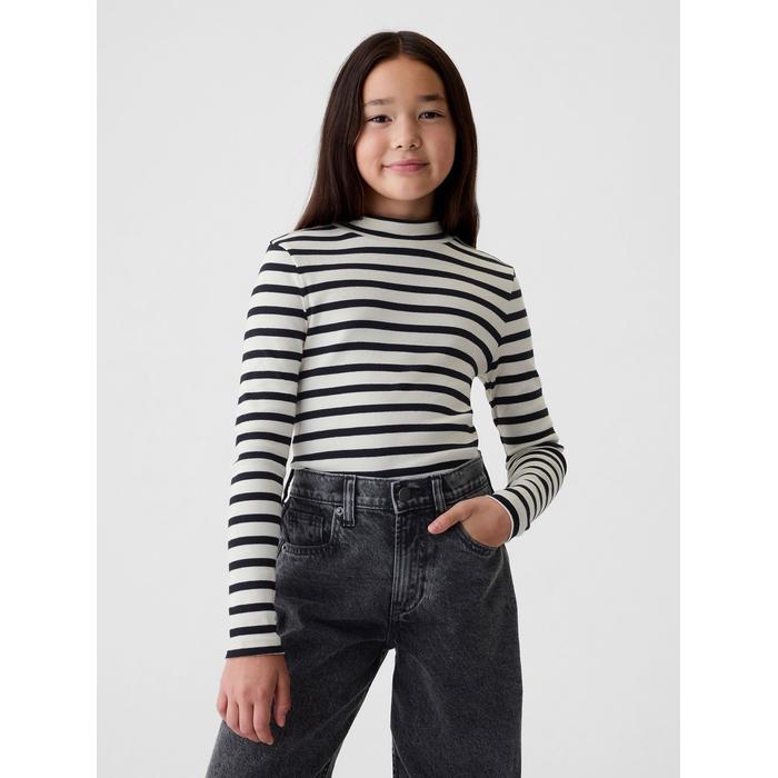 Fitilli Mockneck Yaka T-Shirt цвет: Синий