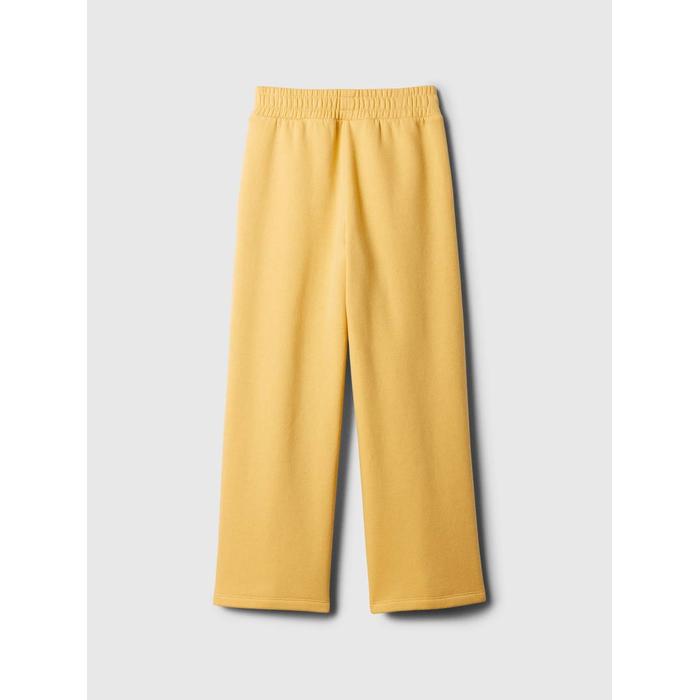 Gap Logo Wide Leg Fleece Eşofman Altı цвет: Жёлтый