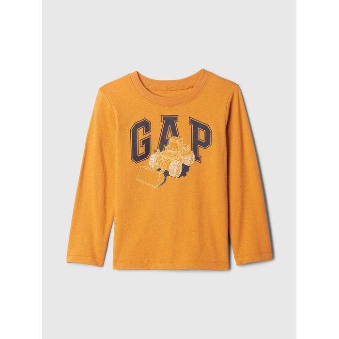 Футболка с рисунком логотипа Gap цвет: Оранжевый